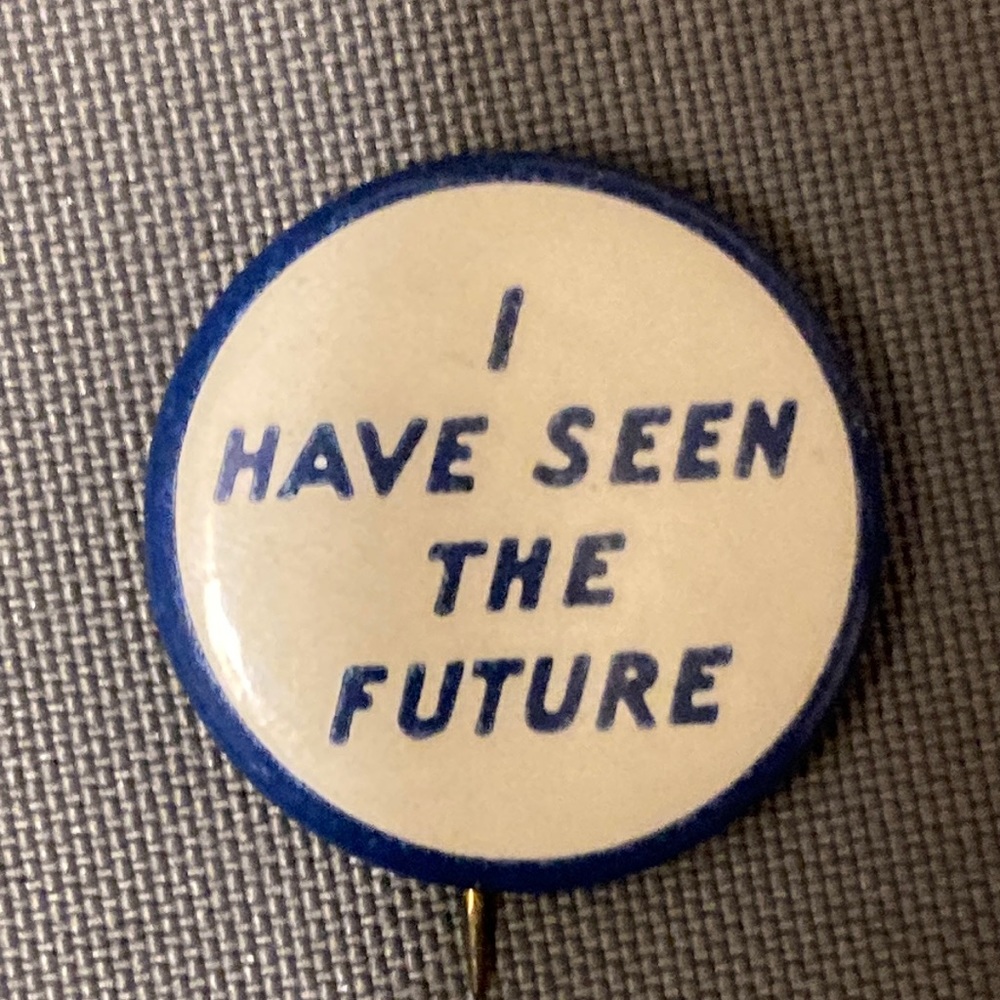 Vintage Original (Not a Repro) 1940s New York World's Fair Pin 1” General Motors